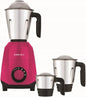 BAJAJ NINJA SERIES 750 W Mixer Grinder  (QUARTZ | 3 Jars | GARNET PINK)