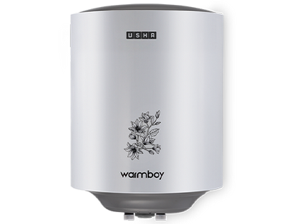 USHA Warmboy 25 Litre Storage Wall Water Heater (White)