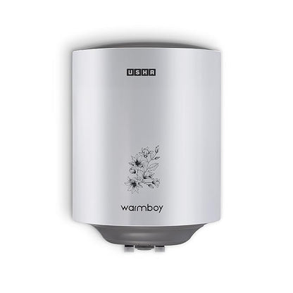 USHA Warmboy 25 Litre Storage Wall Water Heater (White)