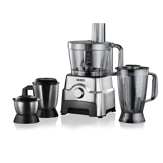 USHA FP 3811_ 1000 W Food Processor  (Black, Silver)
