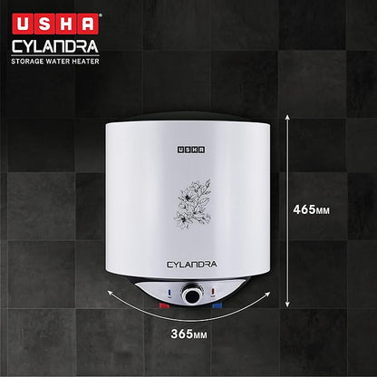 USHA 15 L Storage Water Geyser (Cylandra 15L Storage Water Geyser - Grey)