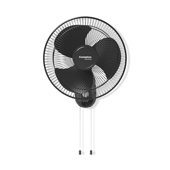 Crompton Torpedo High Speed 12" with 1 Year Warranty 298 mm Wall Fan  (Black | Pack of 1) 421 Ratings & 1 Reviews