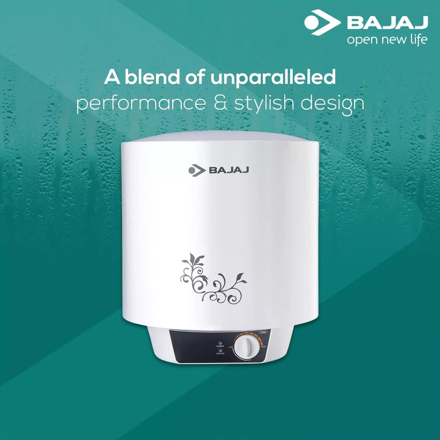 Bajaj Popular Neo 10 L White Storage Water Geyser