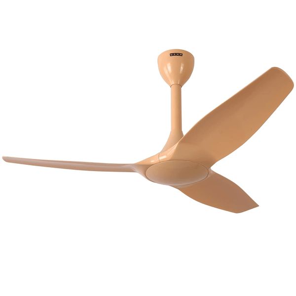 USHA Heleous BLDC Motor with Remote with 1 Year Warranty 1220 mm Ceiling Fan  (GOLDEN YELLOW | Pack of 1)