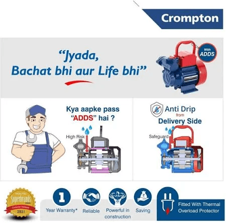Crompton MINI CHAMP I Centrifugal Water Pump  (1 hp)