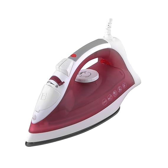 Morphy Richards Glide 1250 W Steam Iron  (Wine Red)
