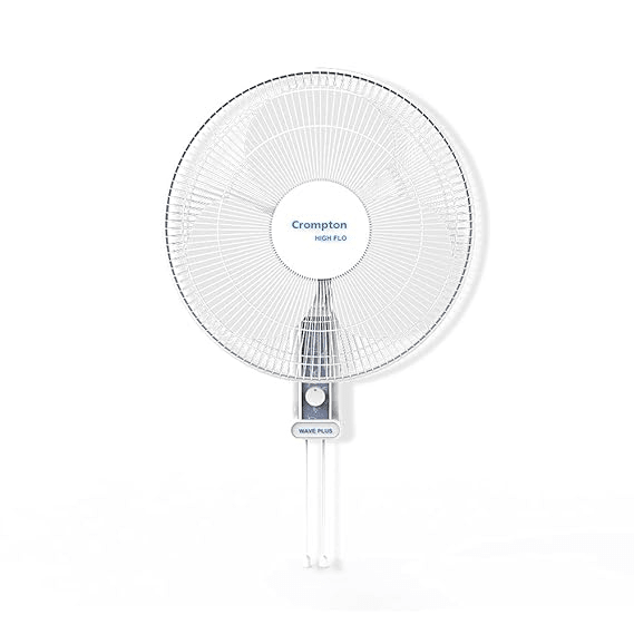 Crompton Hiflo Wave with 2 Year Warranty 400 mm Wall Fan  (White | Pack of 1)