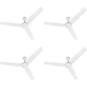 Crompton Sea Wind Pack of 4 with 1 Year Warranty 1200 mm Ceiling Fan  (Opal White | Pack of 4)
