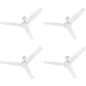 Crompton Sea Wind Pack of 4 with 1 Year Warranty 1200 mm Ceiling Fan  (Opal White | Pack of 4)