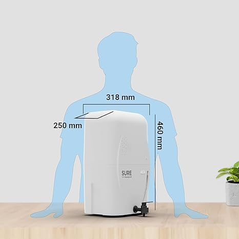 Eureka Forbes Sure From Aquaguard Sure Champ 7 L RO Water Purifier  (White)