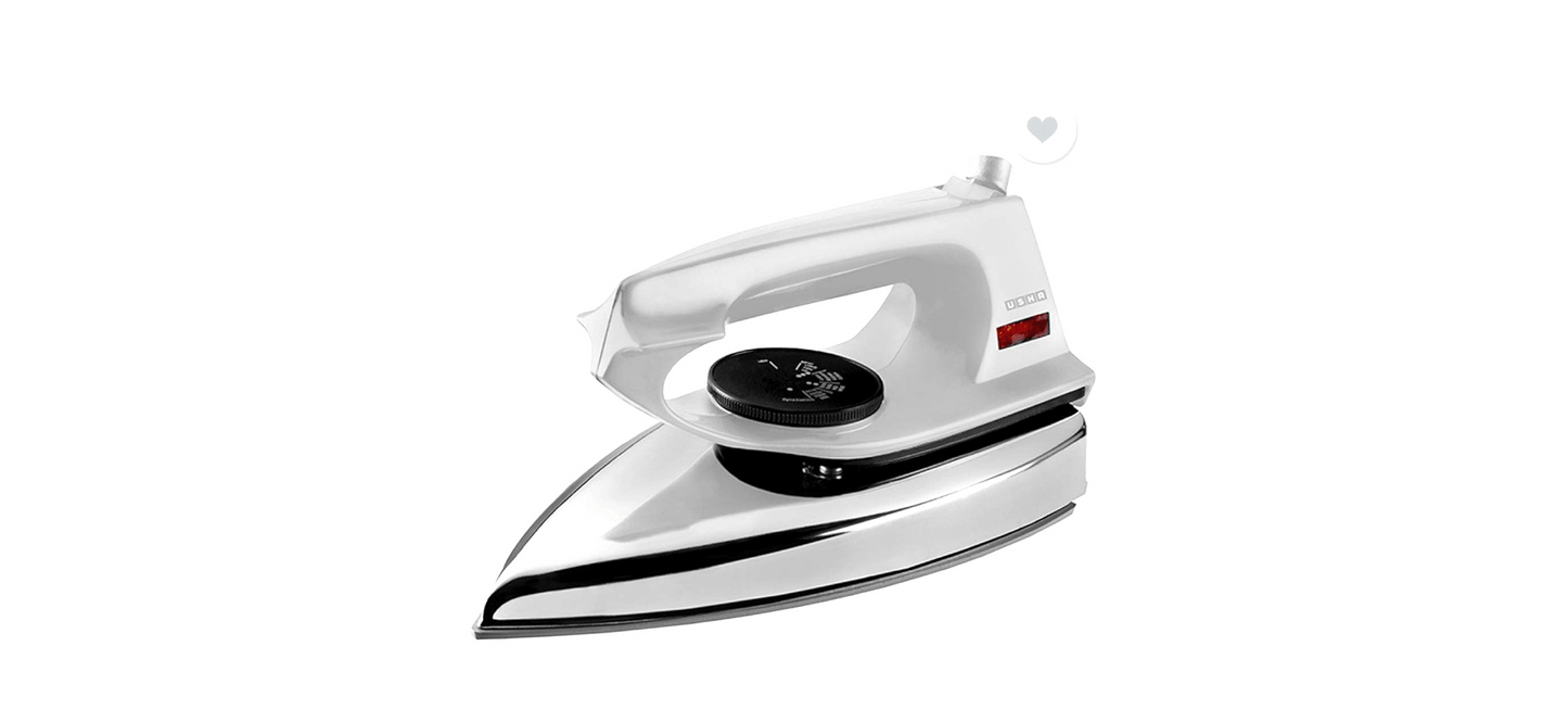 USHA EI 2802 1000 W Dry Iron  (White)