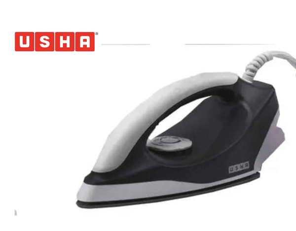 USHA Ei 3702 1000 W Dry Iron  (Black & White)