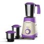 Crompton Nigella 500W 3jar 500 W Mixer Grinder  (ACGM-NIGELLA500W3J | 3 Jars | White and Lavender)