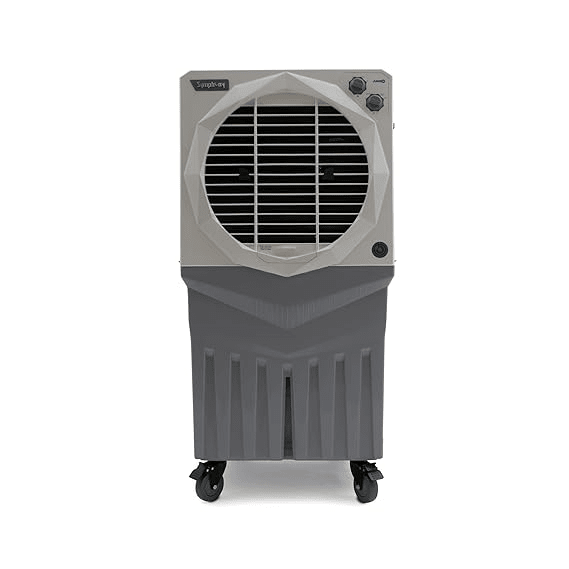 Symphony 200 L Desert Air Cooler  (Dark Grey, Light Grey, Jumbo 200EX | 3-Side Honeycomb Pads | Powerful Exhaust Fan | 260W)