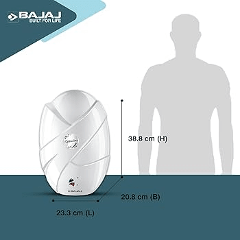BAJAJ Splendora IWH 3L 3KW 3 L Instant Water Geyser | High Grade SS Tank | with Free Pipes and Installation  (White)