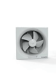 Crompton Brisk Air 200 mm (8 inches) Exhaust Fan for Kitchen, Bathroom and Office (White) with 2 Year Warranty 200 mm Exhaust Fan  (White | Pack of 1)