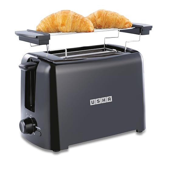 USHA 2 Slice Pop Up Toaster 750 W Pop Up Toaster  (Black)