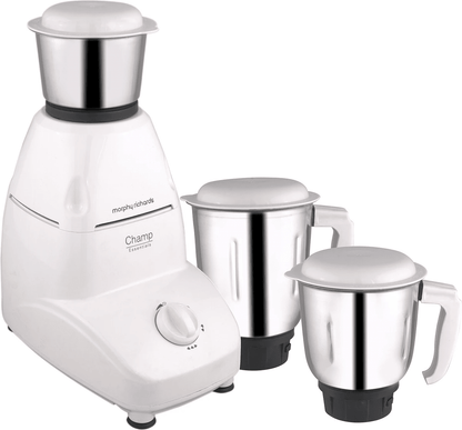 Morphy Richards Champ Mixer 500 W Mixer Grinder  (Champ Essentials | 3 Jars | pearl white)