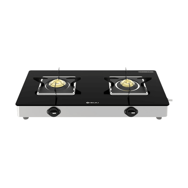 BAJAJ GS 7 2 BURNER Glass Manual Gas Stove  (2 Burners)