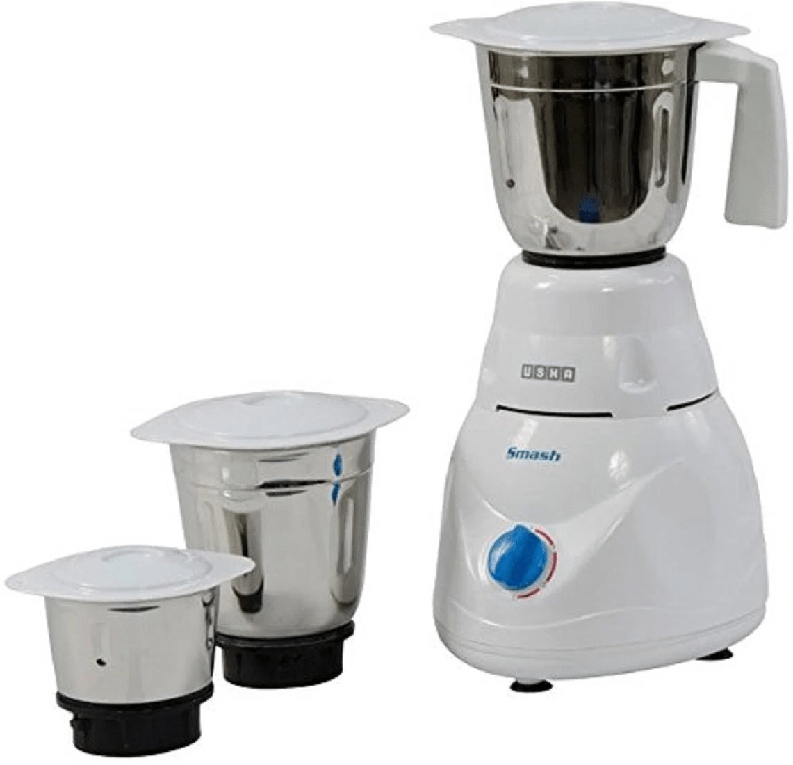 USHA SMASH PLUS 750 W Mixer Grinder  (MG-3771 | 3 Jars | White)