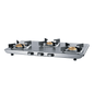 USHA Stainless Steel Manual Gas Stove  (3 Burners)