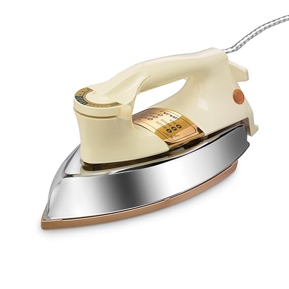 BAJAJ by Bajaj Majety DHX 9 , 1000 W Dry Iron  (Ivory)