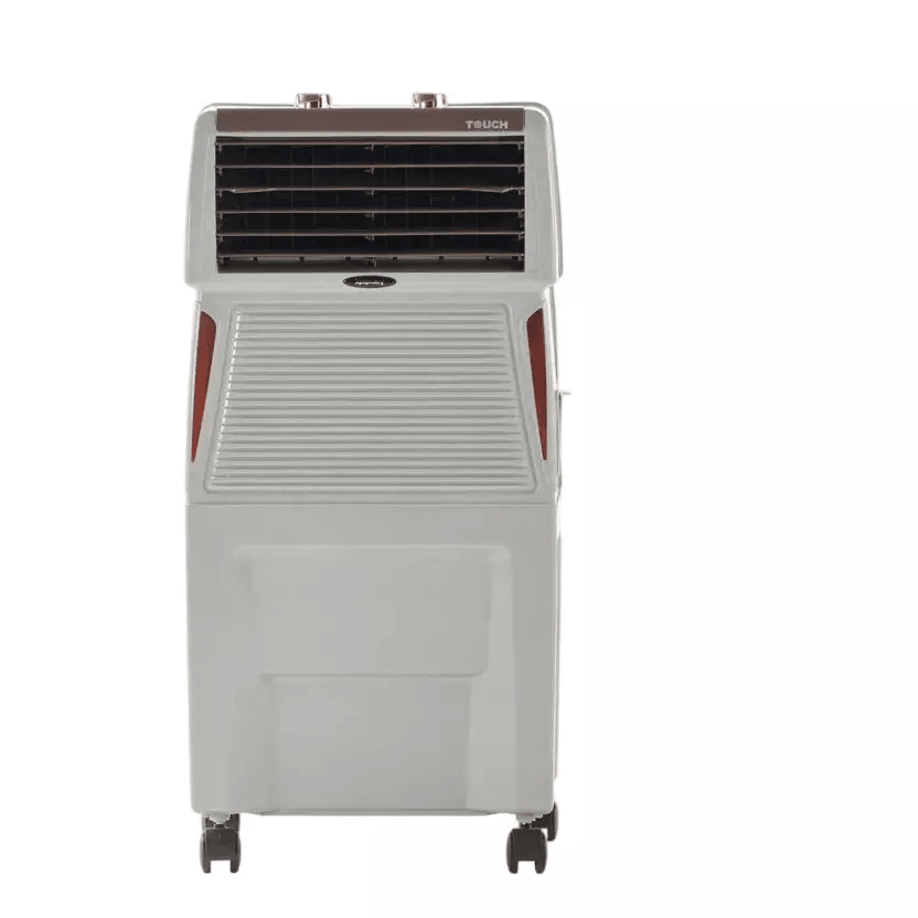 Symphony 50 L Desert Air Cooler  (Grey, Brown, Touch 50 | High-Efficiency Cooling Pad | Fully Closable Louvers | 185W)