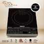 HAVELLS 2000 W Induction Cooktop Push Button  (Black, Grey, GHCICDNK200)