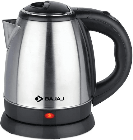 BAJAJ KTX 1.2 L DLX Electric Kettle  (1.2 L, Black, Silver)