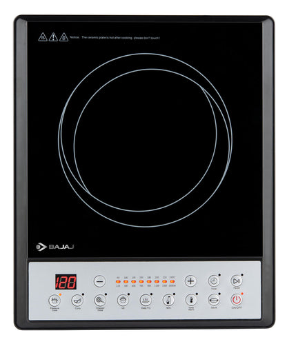 BAJAJ 1600 W Induction Cooktop Push Button  (Black, ICX 160TS)