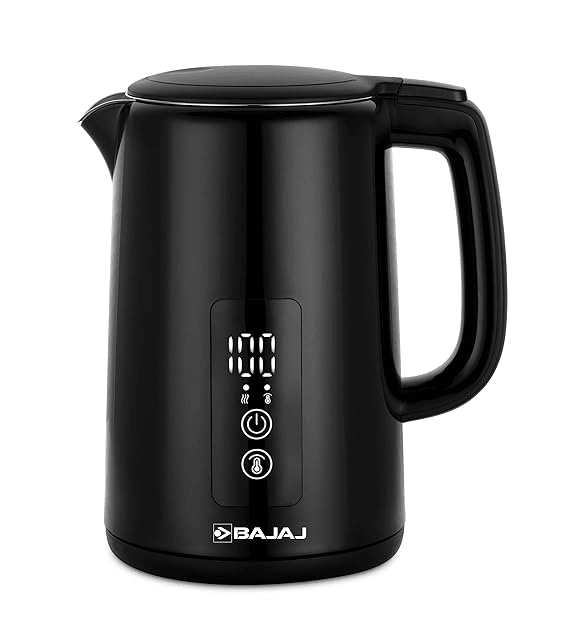BAJAJ KTP 1.5 Litre Digital Electric Kettle| Auto Shut-Off|Dry Boil Mechanism Electric Kettle  (1.5 L, Black)