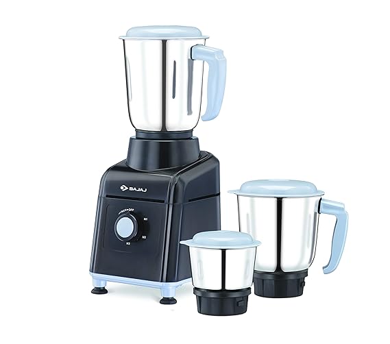 BAJAJ GX 3501 500 W Mixer Grinder  (GX 3501 | 3 Jars | Black)