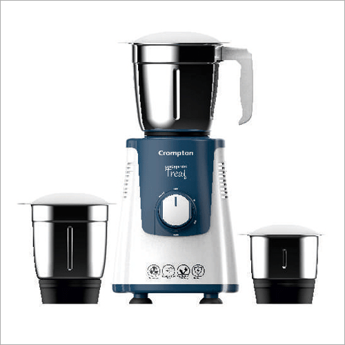 Crompton Life Essential series 500 W Mixer Grinder  (ACGM - TREAT 500 | 3 Jars | blue white)