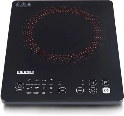 USHA 2000 W Induction Cooktop Touch Panel  (Black, CJ-2000 Wtcxtl 2000 watt)