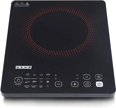 USHA 2000 W Induction Cooktop Touch Panel  (Black, CJ-2000 Wtcxtl 2000 watt)