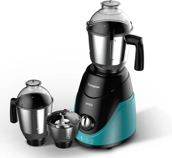 Crompton Amo 750 W Mixer Grinder  (ACGM - AMO | 3 Jars | Black, Green)