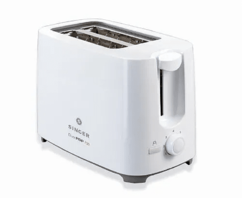 Singer DUO 700 700 W Pop Up Toaster  (White)