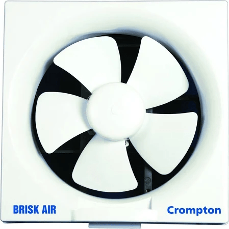 Crompton Brisk Air 150MM White-1 with 1 Year Warranty 150 mm Exhaust Fan  (White | Pack of 1)