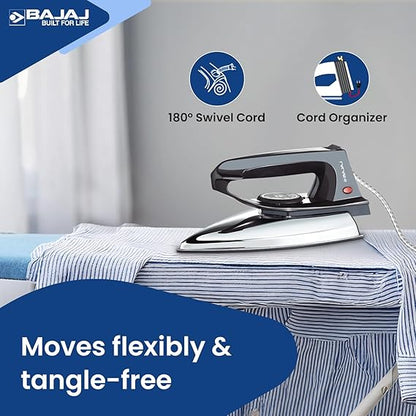 BAJAJ DX 2 600 W Dry Iron  (Black)