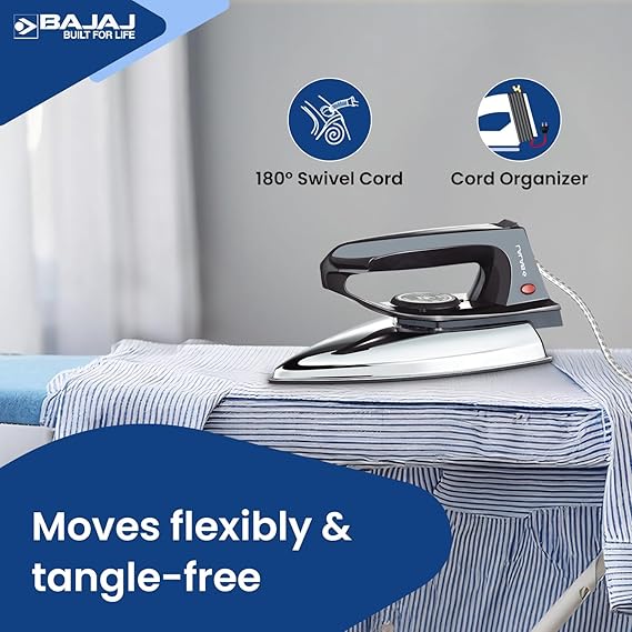 BAJAJ DX 2 600 W Dry Iron  (Black)