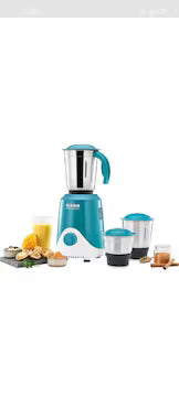 USHA SPEED MASTER HIGH SPEED 500 Mixer 500 W Mixer Grinder  (SM500M13 | 3 Jars | Blue)