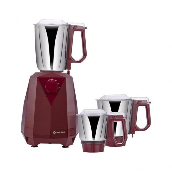 BAJAJ Juvel Mixer Grinder (MAROON) 240 W Mixer Grinder  (410554 | 3 Jars | Maroon)