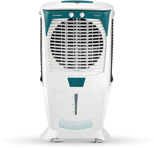 Crompton 55 L Desert Air Cooler  (White, Teal, ACGC-DAC 555)