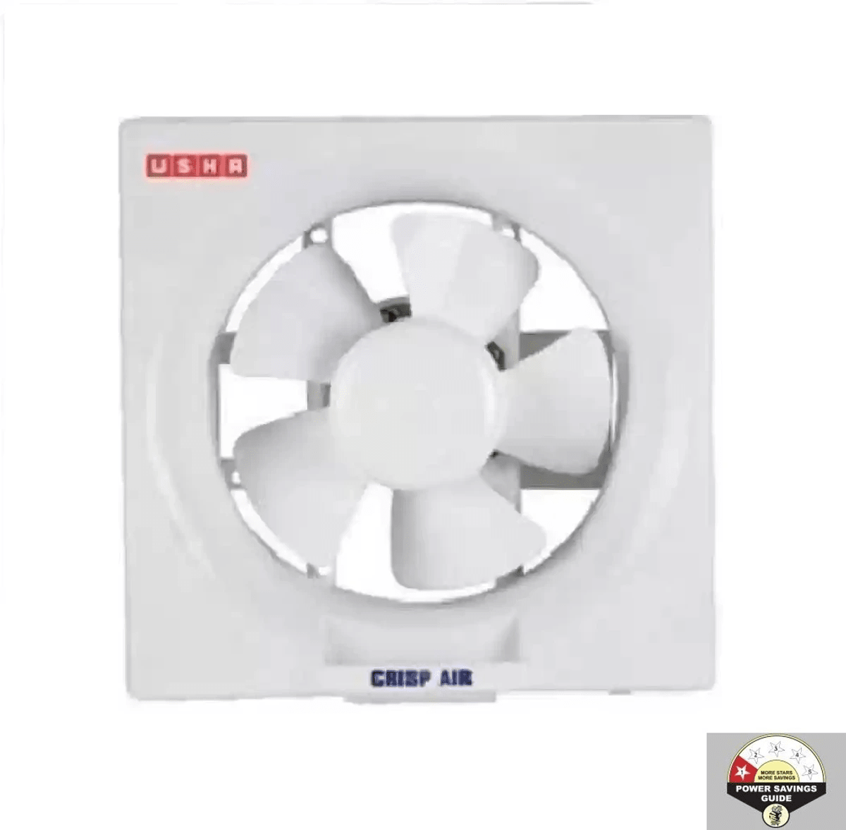 USHA Crisp air VX ventilating 250MM PACK OF 1 with 1 Year Warranty 250 mm Exhaust Fan  (White | Pack of 1)