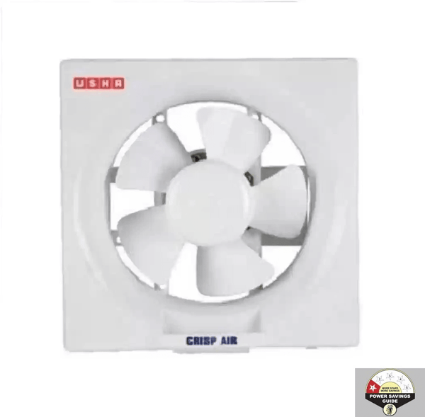 USHA Crisp air VX ventilating 250MM PACK OF 1 with 1 Year Warranty 250 mm Exhaust Fan  (White | Pack of 1)