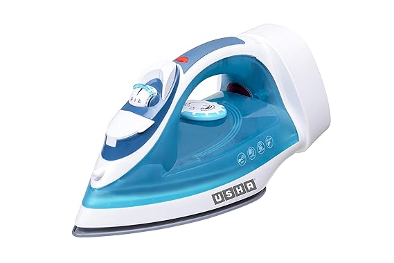 USHA Pro HP2000CS 2000 W Steam Iron  (Blue, White)