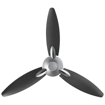 USHA Bloom Daffodil GOOD BYE DUST with 2 Year Warranty Silent Operation 1250 mm Ceiling Fan  (Sparkle grey& Black | Pack of 1)