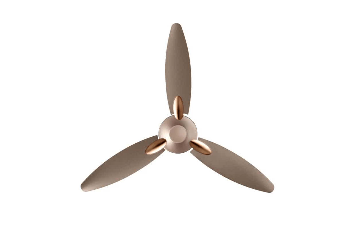 USHA Bloom Daffodil with 2 Year Warranty Anti Dust 1250 mm Ceiling Fan  (Sparkle Golden and Brown | Pack of 1)