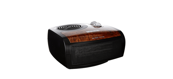 USHA FH 1212 PTC 1500-Watt with Adjustable Thermostat (Black/Brown) Fan Room Heater