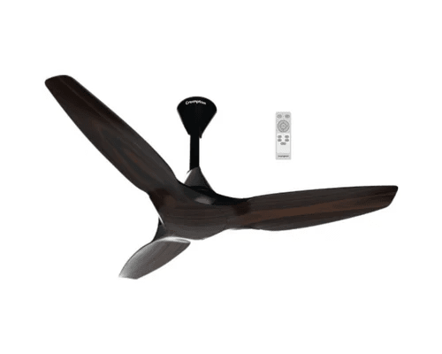 Crompton Silent Pro Enso Anti Dust Wood Finish with 2 Year Warranty BLDC Motor with Remote 1225 mm Ceiling Fan  (5 Star | Multicolor | Pack of 1)